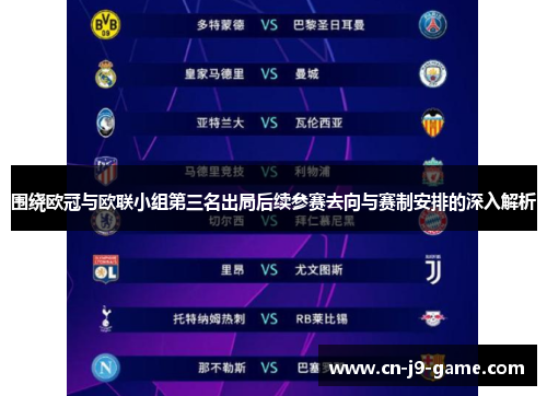 围绕欧冠与欧联小组第三名出局后续参赛去向与赛制安排的深入解析 围绕欧冠与欧联小组第三名出局后续参赛去向与赛制安排的深入解析